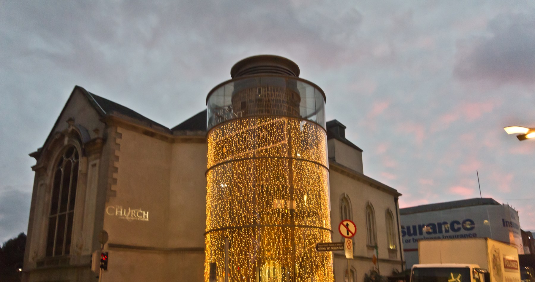 Christmas lights near Mary Street in Dublin during a previous season