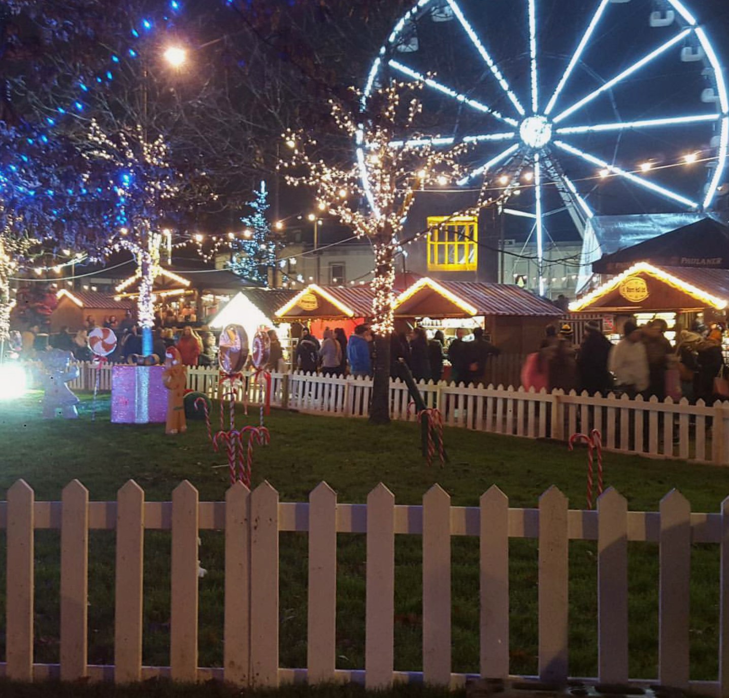 Eyre Square during a previous Galway Christmas Market
