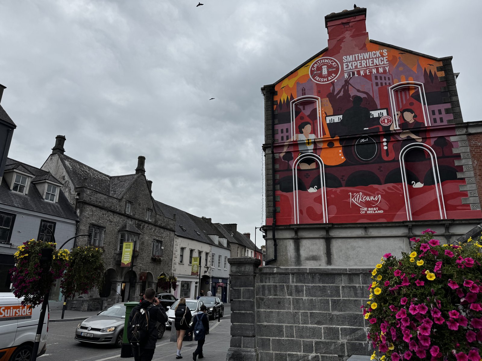 Smithwick's mural on a Kilkenny building